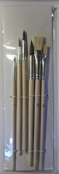 Pinsel-Set, 6teilig